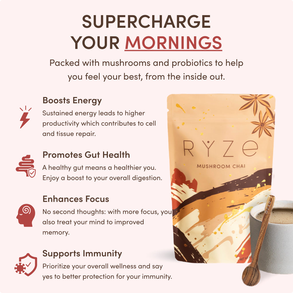 RYZE Mushroom Chai Starter Bag - 5VZL