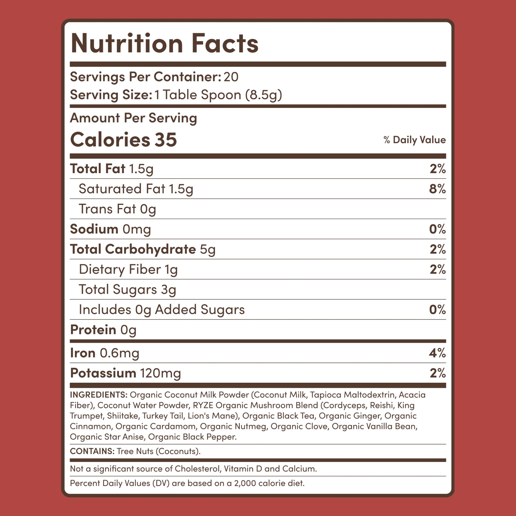 Mushroom Chai (20 Servings) - WMWS
