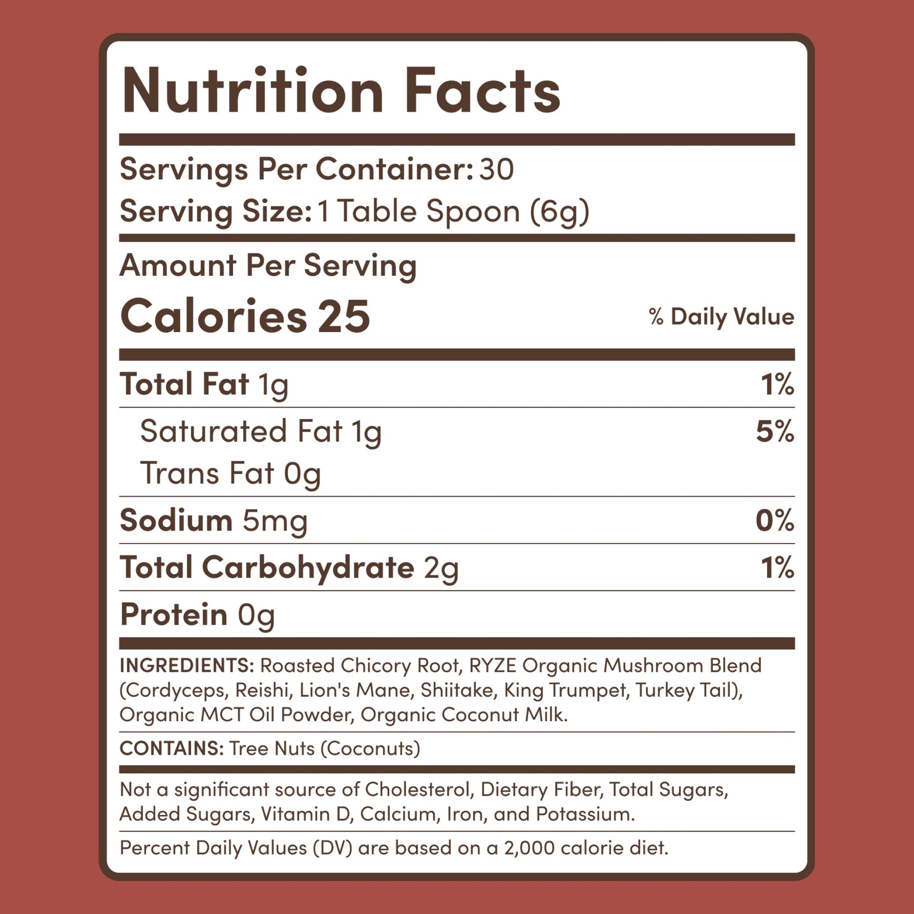 Mushroom Chicory (30 Servings) - 61TM
