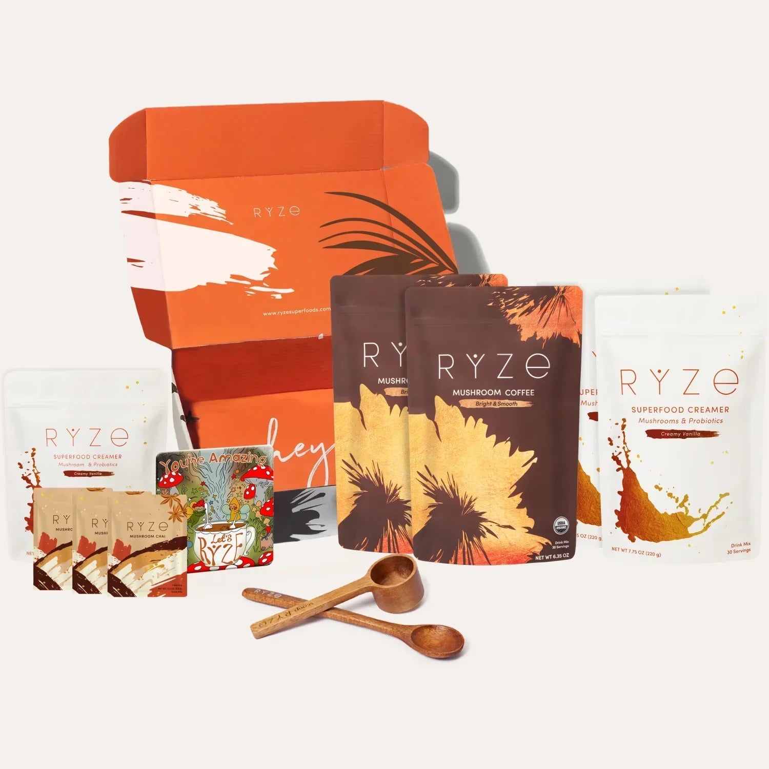 RYZE Lovers Gift Set: 2 Coffees + 2 Creamers - SHEX