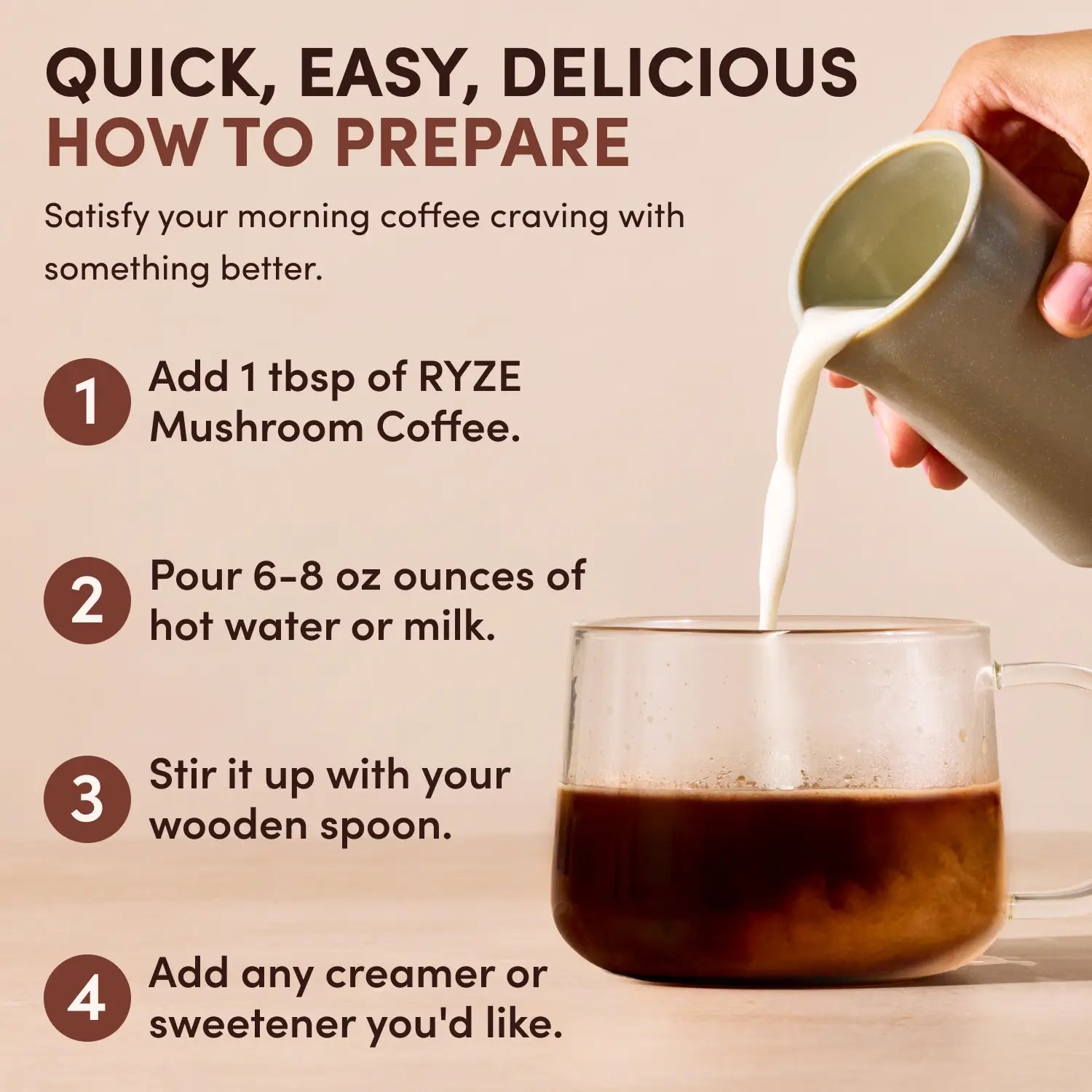Mushroom Coffee Dark Roast (30 Servings) - 6W8N