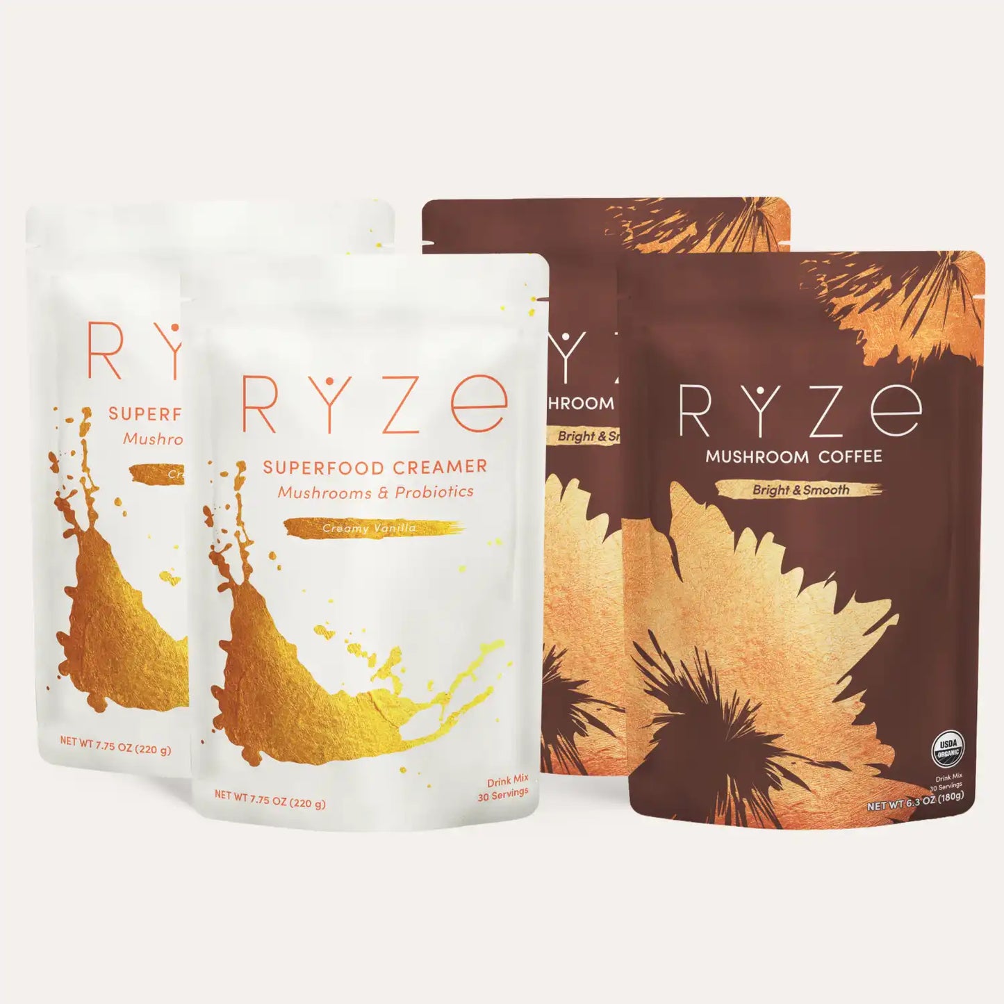 RYZE Lovers Gift Set (2 Coffees + 2 Creamers) - KQ1L