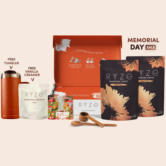 Mushroom Coffee Dark Roast Starter Kit (60 servings) - Y3PX