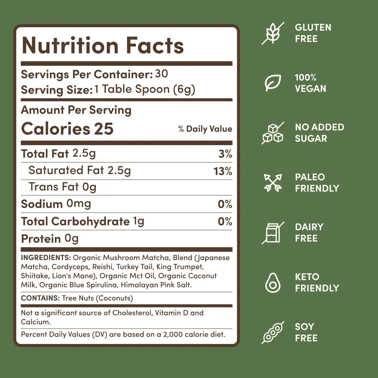 Mushroom Matcha (30 Servings) - OTBJ
