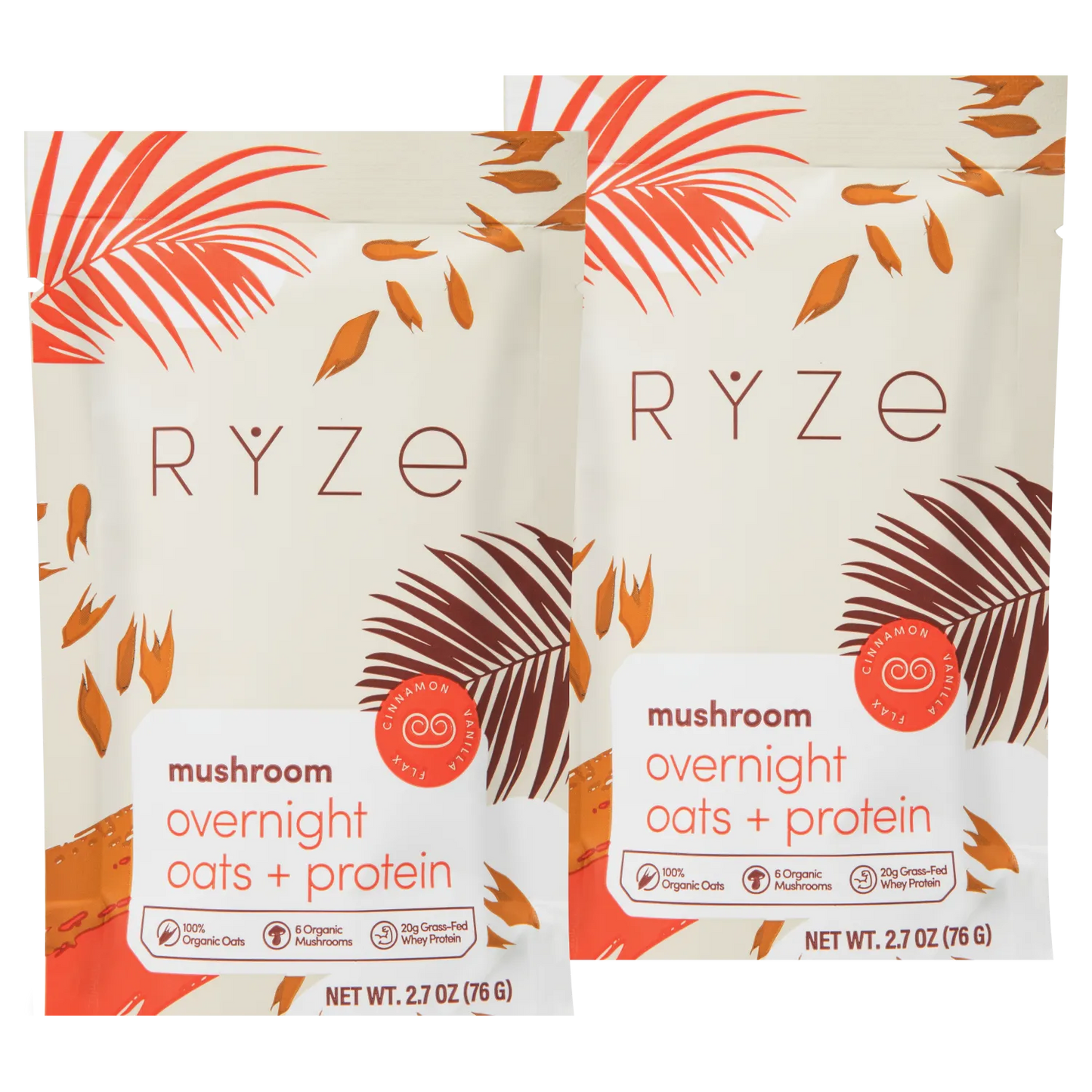 Mushroom Overnight Oats: 28 Servings - F5Z1