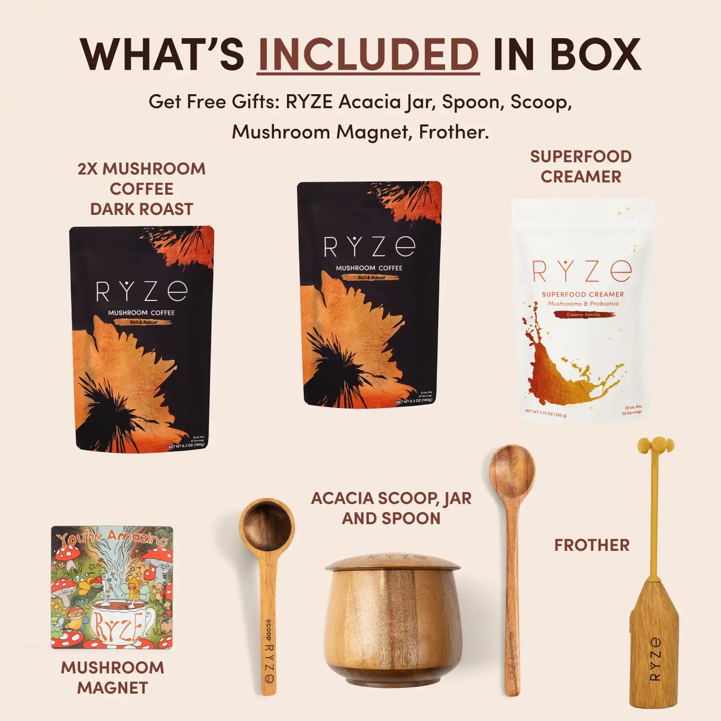 Mushroom Coffee Ritual Set - IP1Y
