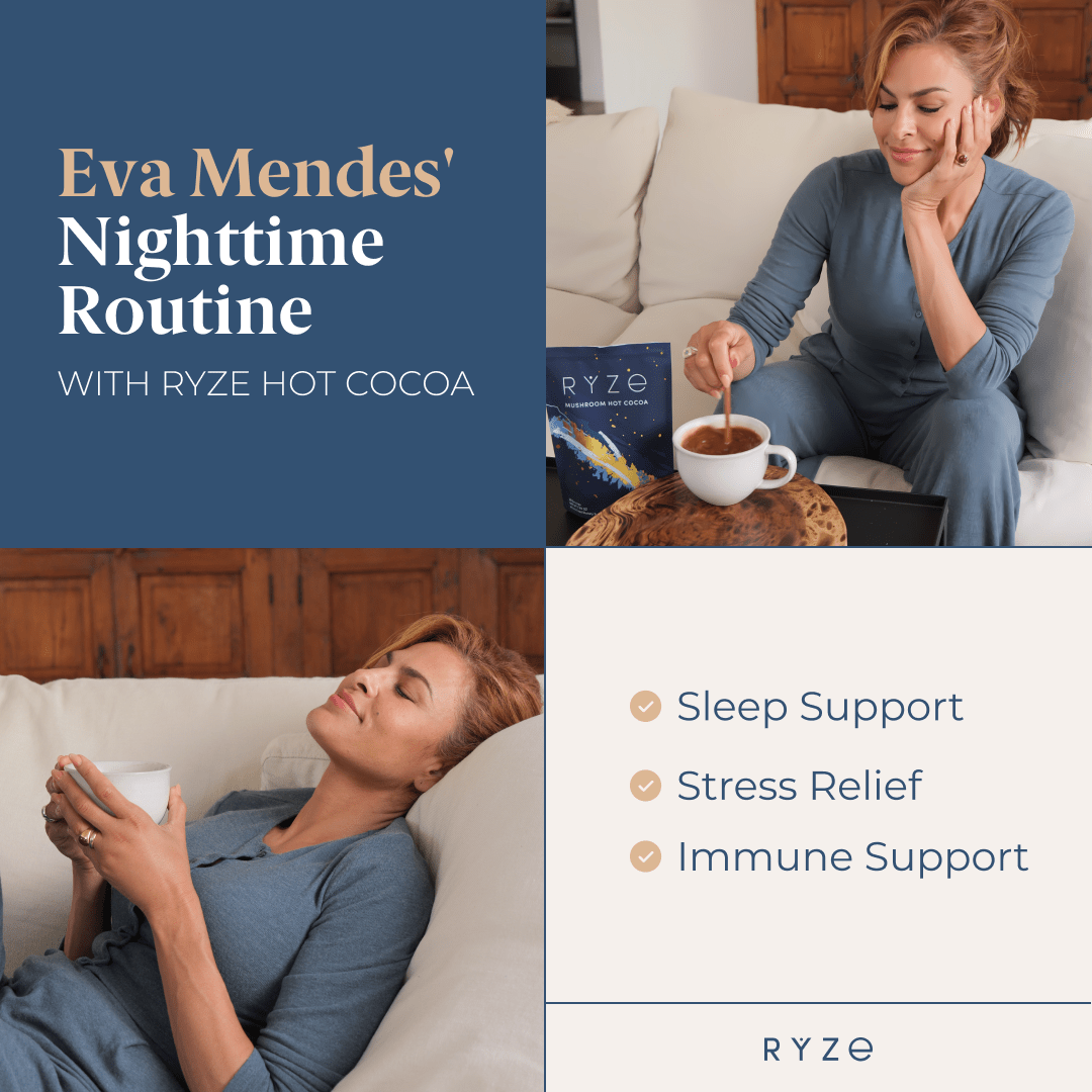 RYZE Hot Cocoa - with 6 Sleep Superfoods to Help Fall Asleep and Stay Asleep - T09I