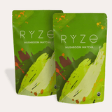 RYZE Mushroom Matcha - with 6 Organic Adaptogenic Mushrooms Grown In USA and Ceremonial-Grade Japanese Matcha - D62X