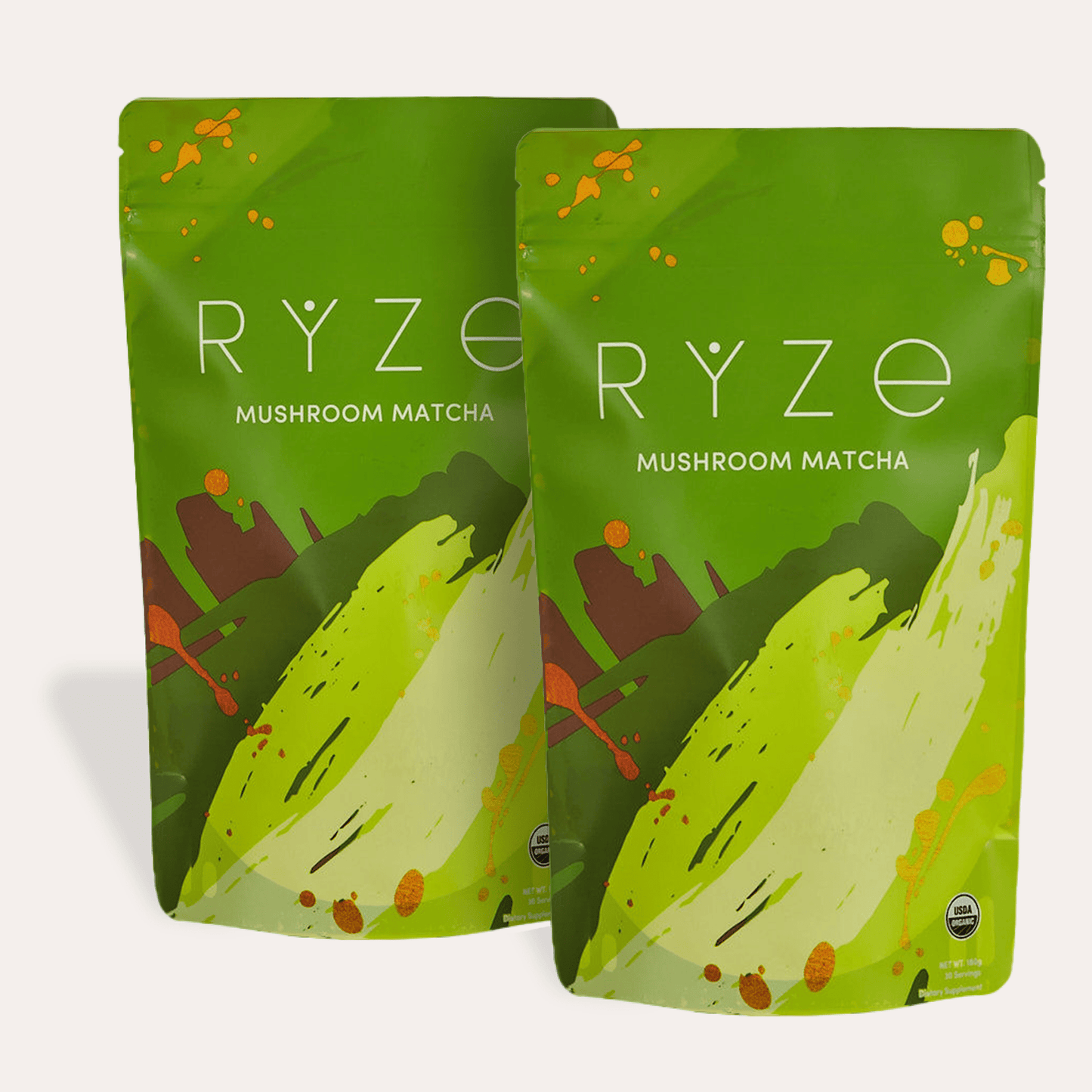 RYZE Organic Mushroom Matcha Starter Kit (60 servings) - OWA8