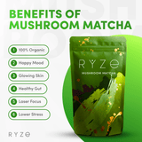 RYZE Organic Mushroom Matcha Starter Kit (60 servings) - OWA8